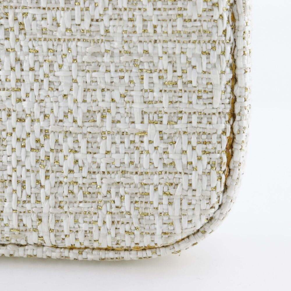 CHANEL White Deauville Shoulder Bag - Picture 10 of 16